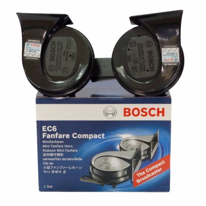 Cặp Còi Sên Kèn Sò 12v BOSCH EC6, Còi Sò Bosch  Chính Hãng ( EC6) - 12V