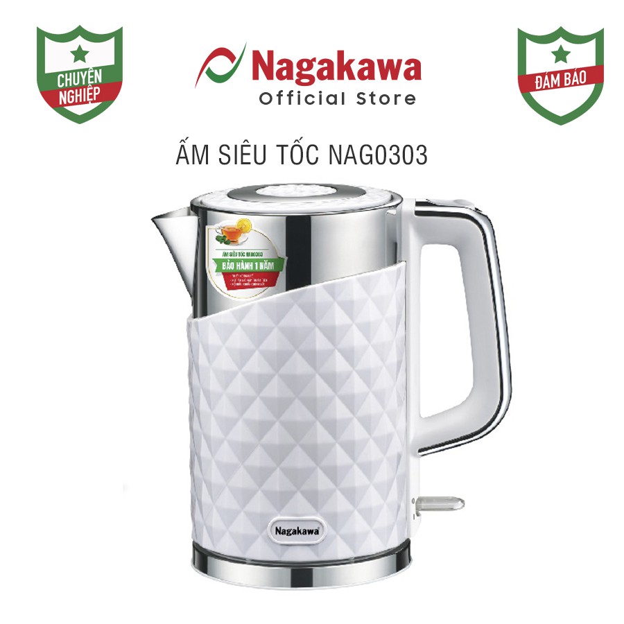 Ấm siêu tốc Nagakawa NAG0303 - Hàng chính hãng