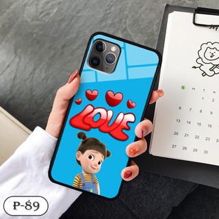 Ốp lưng kính 3D iPhone 11 Pro- hình cute