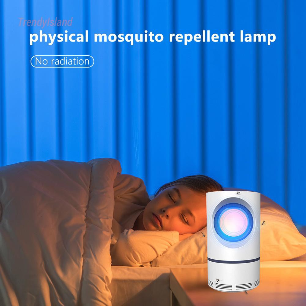 USB Powered Indoor Insect Flies Bug Zapper Lights UV Photocatalytic Electric Mosquito Trap Lamp