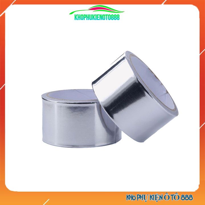 Băng dính bạc, băng keo bạc nhôm bản to rộng 5cm chiều dài 5 mét, 10 mét, 20 mét