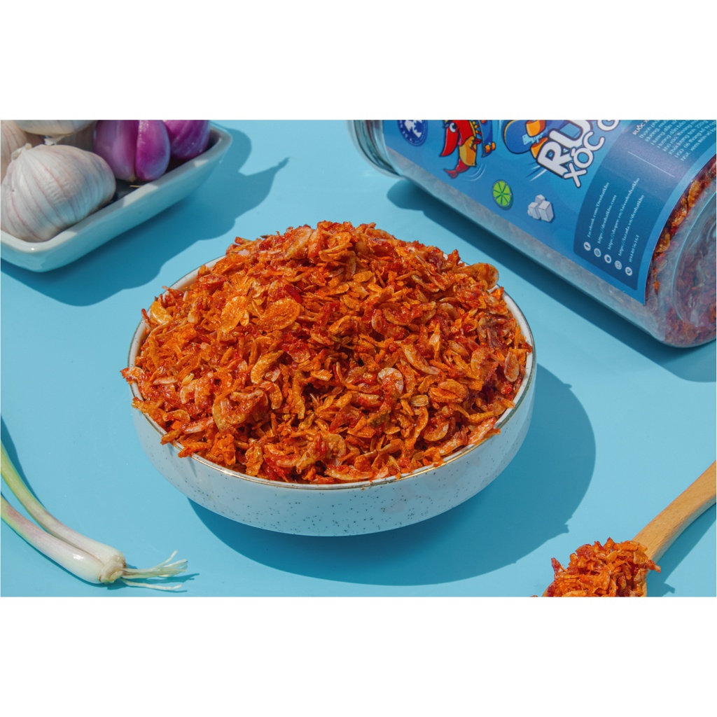 Tép sấy gia vị 300g đồ ăn vặt ngon giá rẻ Đệ Nhất Khô Đặc Sản Phan Thiết AV12