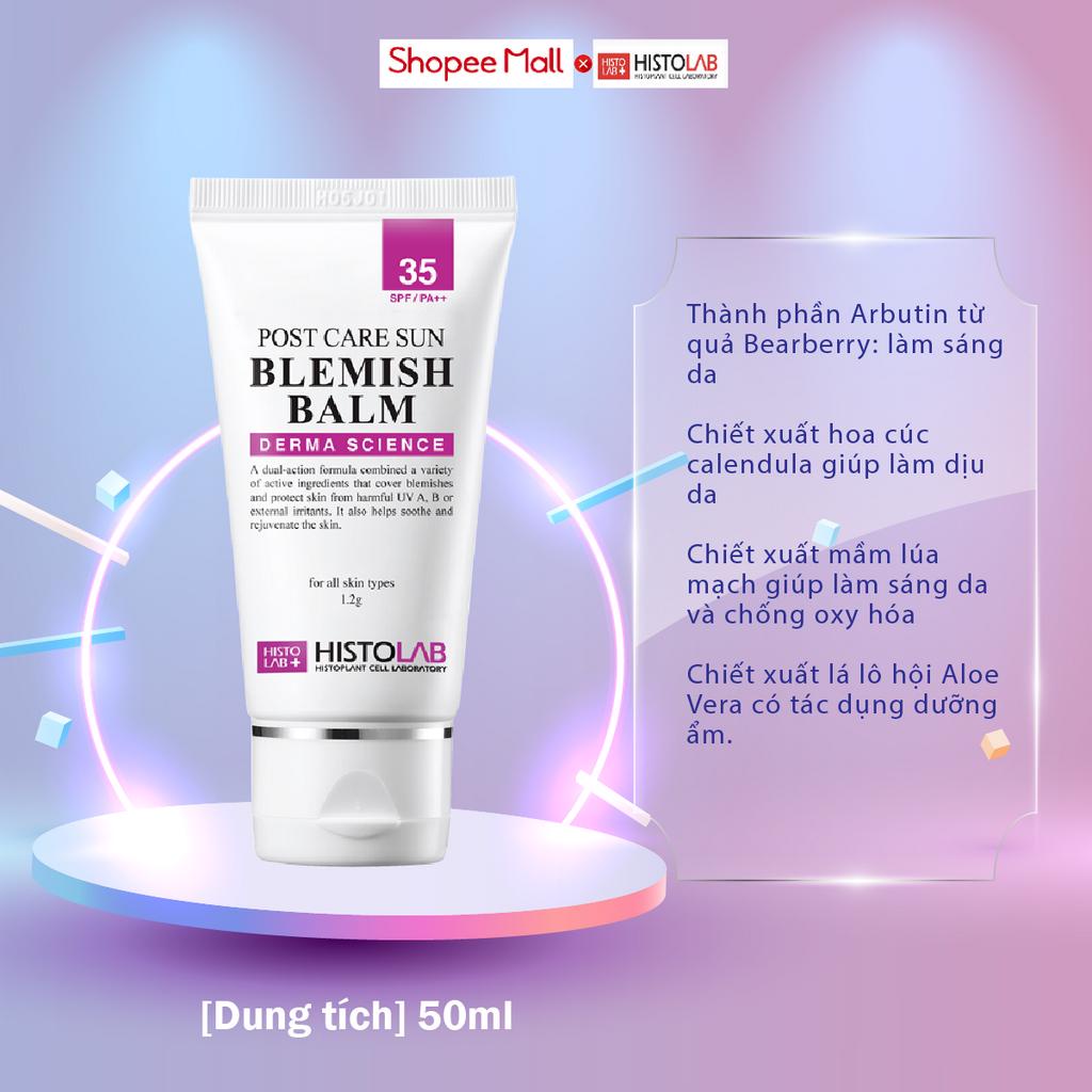 Kem Chống Nắng SPF35/ PA++ HISTOLAB Post Care Sun Blemish Balm Màu Be Tự Nhiên - Giúp Che Khuyết Điểm , Làm Sáng Da