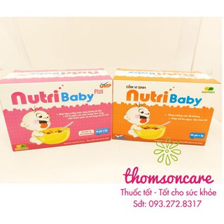 Cốm vi sinh Nutri Baby, hỗ trợ tiêu hóa, tăng sức khỏe hệ hô hấp - Hộp nguyên