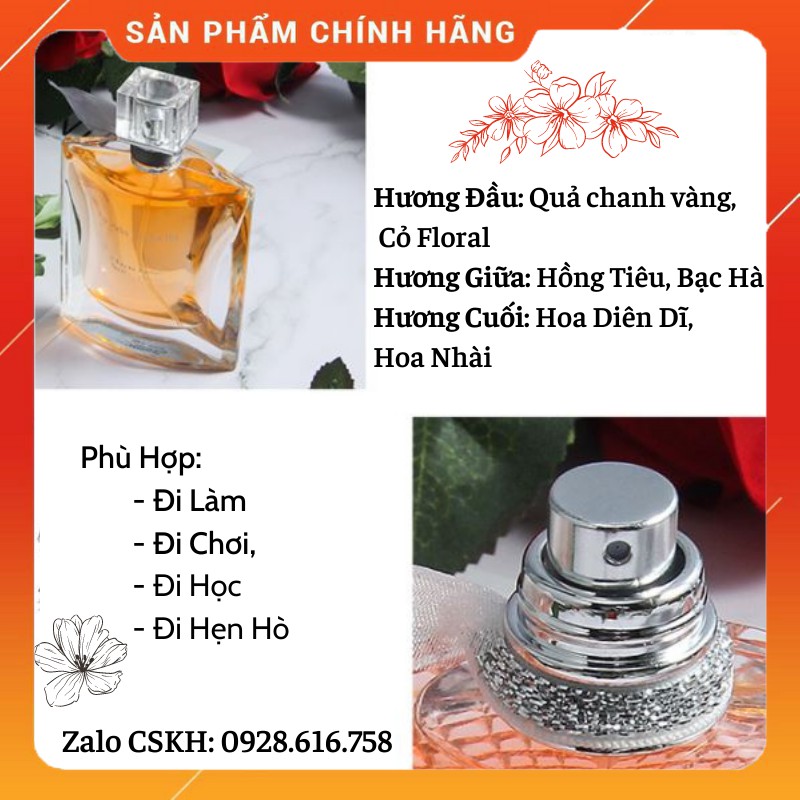 Nước Hoa Nữ La Vida Es Bella 75ml Hương Hoa Cỏ Chypre Mùi Ngọt Dịu Lưu Hương 8h Nuoc Hoa Nu