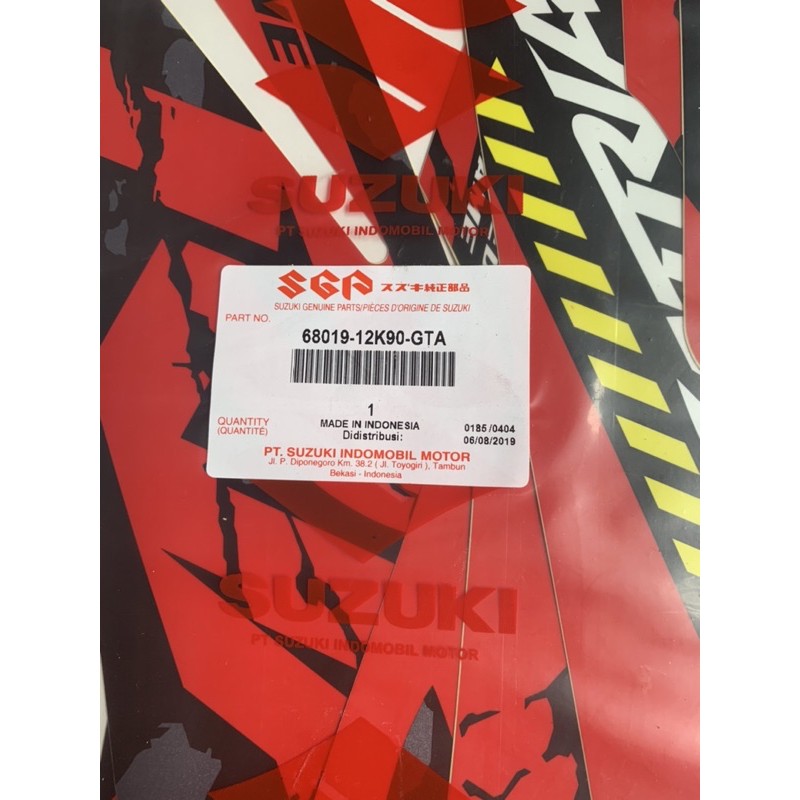 tem satria fi 2019, đen đỏ