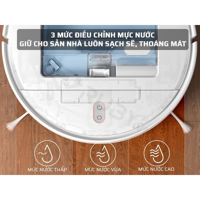 Robot Hút Bụi Lau Nhà Thông Minh XIAOMI MIJIA Chính Hãng Với Lực Hút Lên Đến 2200Pa Hệ Thống Lọc Bụi 3 Lớp Hiệu Quả