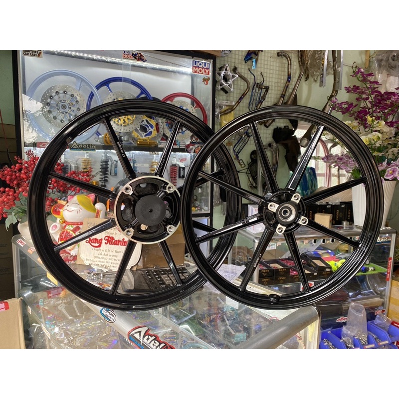 mâm 8 cây winner bảng nhỏ 1.4 1.6 đen bóng