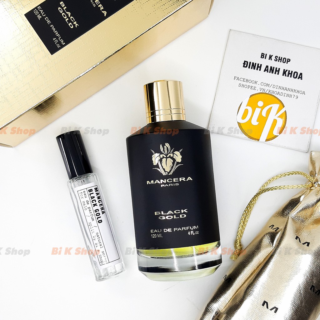 Bi K Shop - Nước hoa Mancera Black Gold [Mẫu thử] | BigBuy360 - bigbuy360.vn
