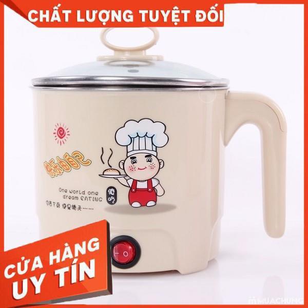 Ca nấu mì ,nấu lẩu mini 16cm bằng điện siêu tiện lợi