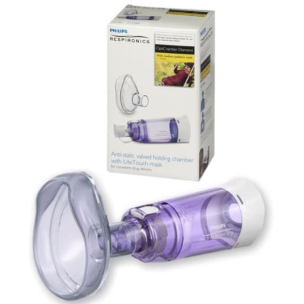 Dụng cụ xịt hen suyễn Babyhaler Philips Respironics Diamond