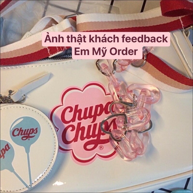 Túi đeo chéo dây xích kẹp nách Chupa Chups | BigBuy360 - bigbuy360.vn