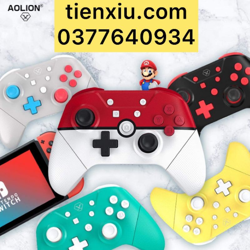 Nintendo Switch tay cầm cao cấp chất lượng ổn đủ mẫu: Aolion, Dobe0118a , Iine, ipega | BigBuy360 - bigbuy360.vn