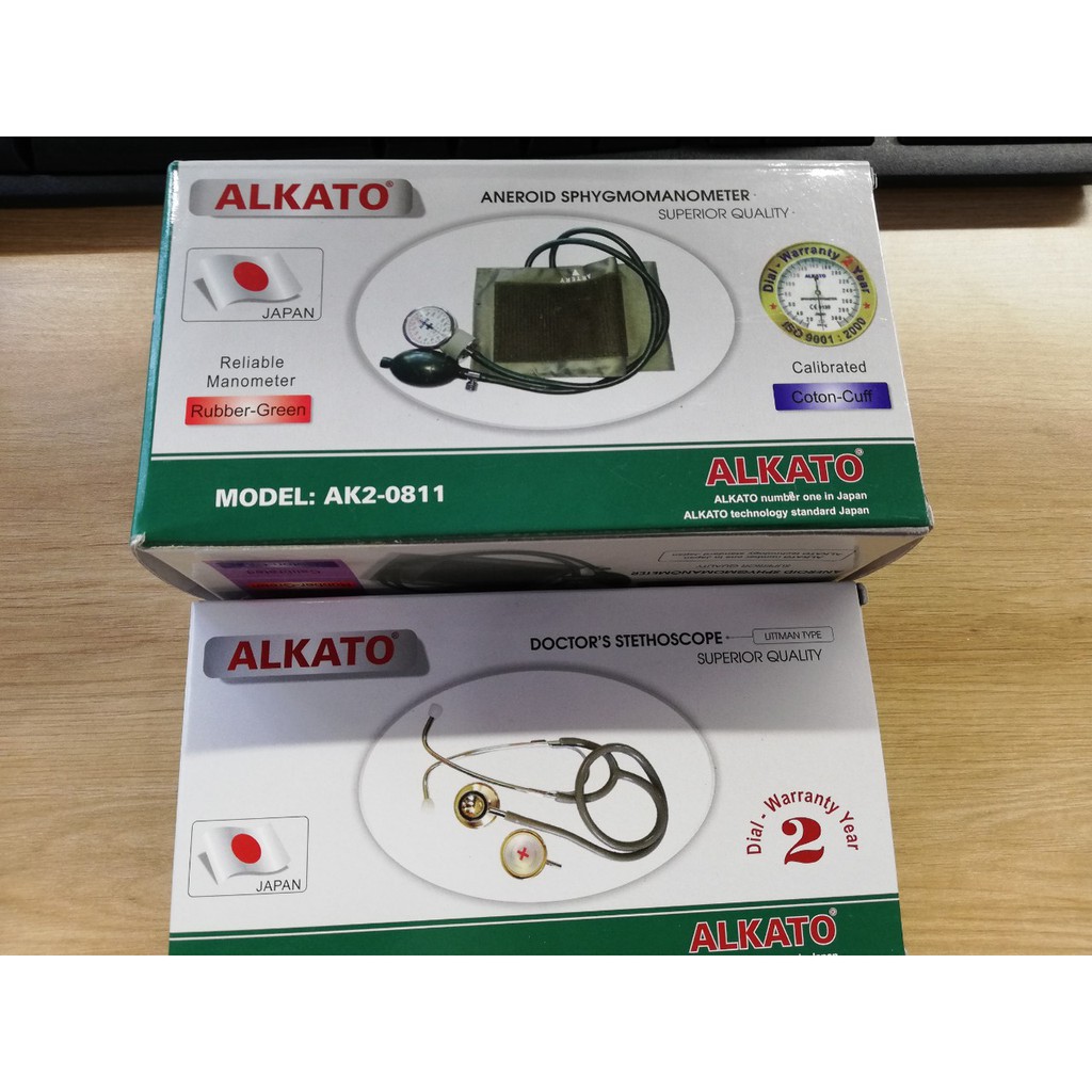 ✅ Máy Đo Huyết Áp Cơ: Alkato AK2-0811 (Trọn Bộ Gồm Ống Nghe) -VT0036