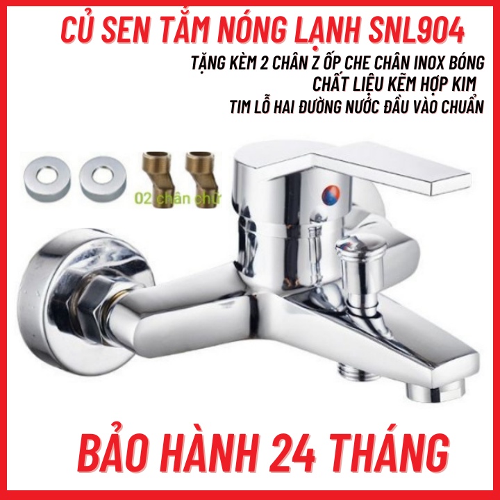 Củ sen tắm nóng lạnh SNL904 giá rẻ tặng kèm 2 chân Z-Bảo Hành 24 tháng tại Truc_mai_1620_shop