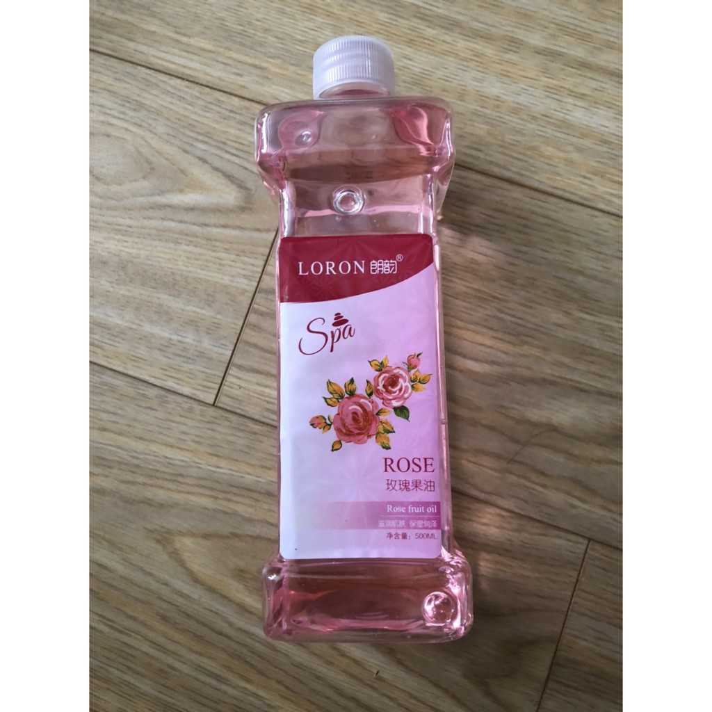 Dầu Massage 500ml Hoa Hồng ( siêu trơn)