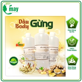 Dầu massage body tinh dầu gừng – 1 lít