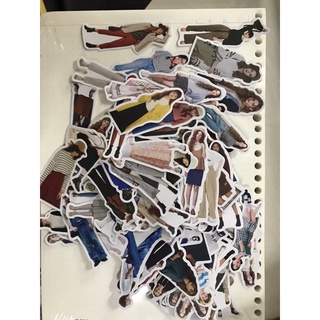 Set 14 sticker cô gái