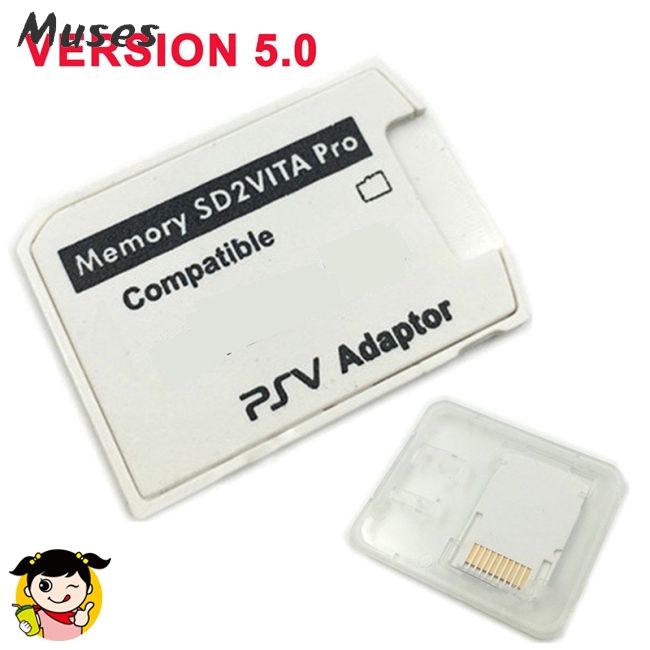 Bộ chuyển đổi V5.0 SD2VITA PSVSD Pro cho Thẻ nhớ PS Vita Henkaku 3.60 Micro SD