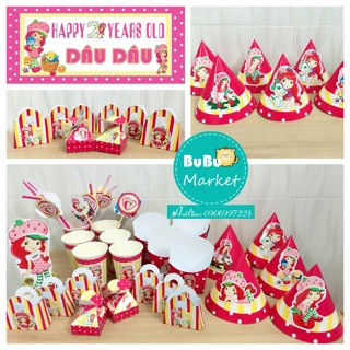 Set trang trí sinh nhật.