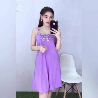 ☂️☂️Đầm thun lạnh mặc nhà cực mát