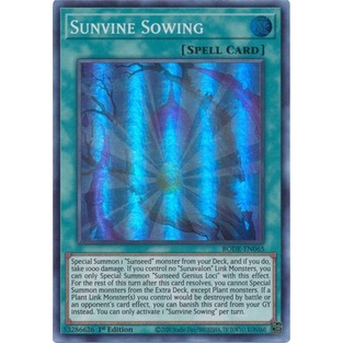 Thẻ bài Yugioh - TCG - Sunvine Sowing / BODE-EN065'