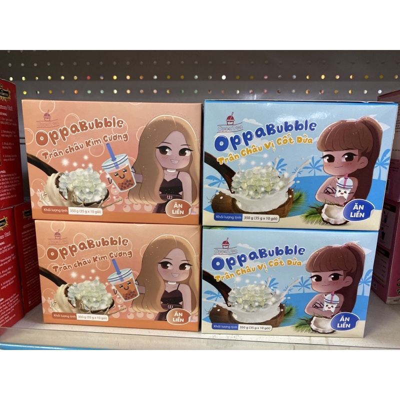 Trân châu ăn liền Oppa Bubble 350gr (35gr x 10 gói)