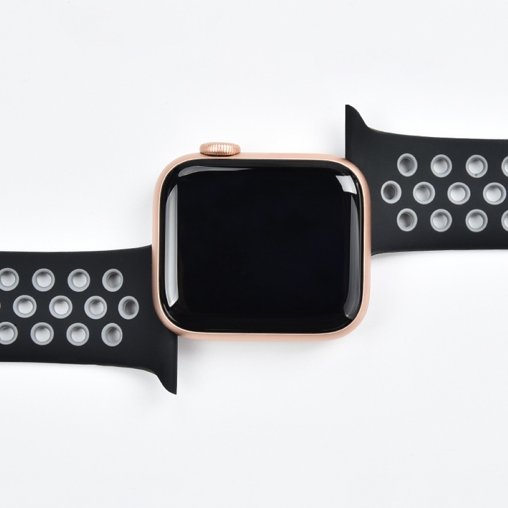 Dây Đeo Silicon Chống Mòn Màu Trơn Cho Đồng Hồ Thông Minh Apple Watch 1 / 2 / 3 / 4 / 5