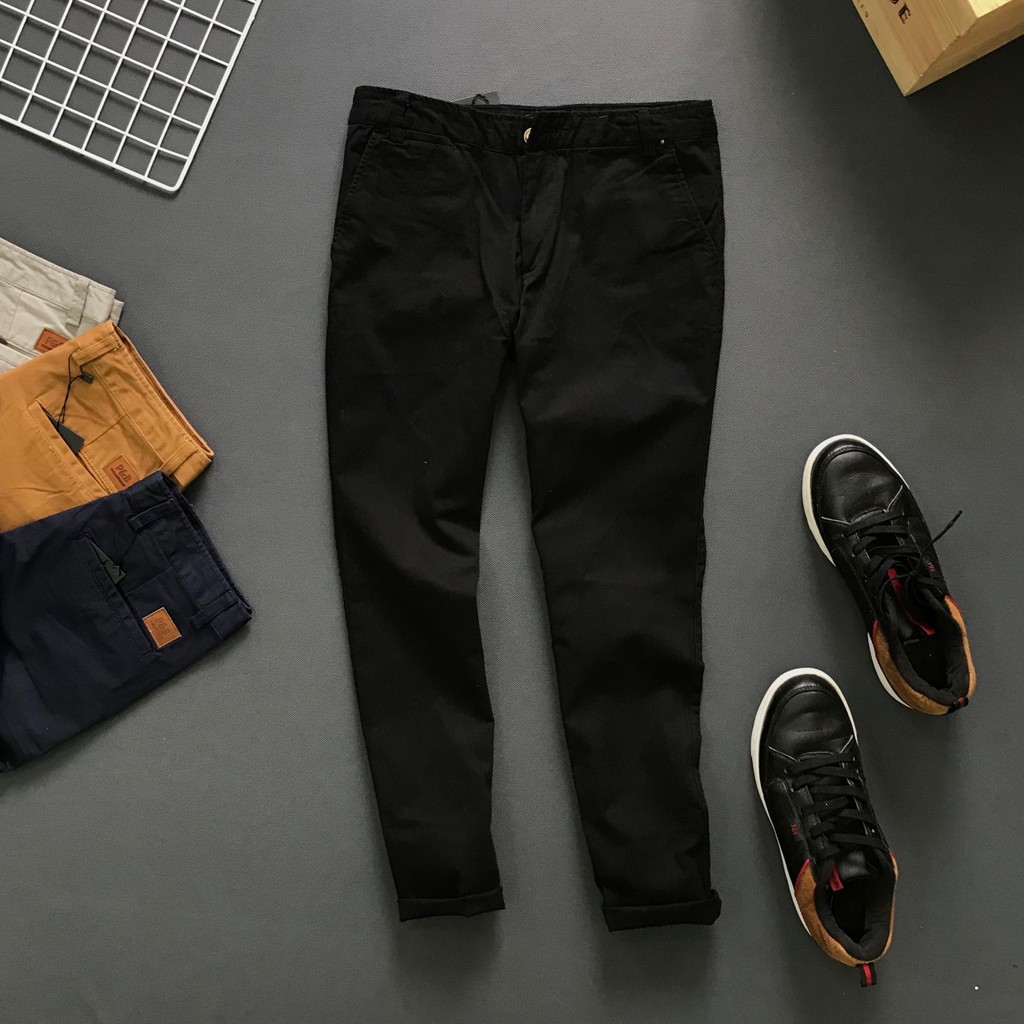 Quần kaki nam thời trang Hàn quốc Pull & Bear