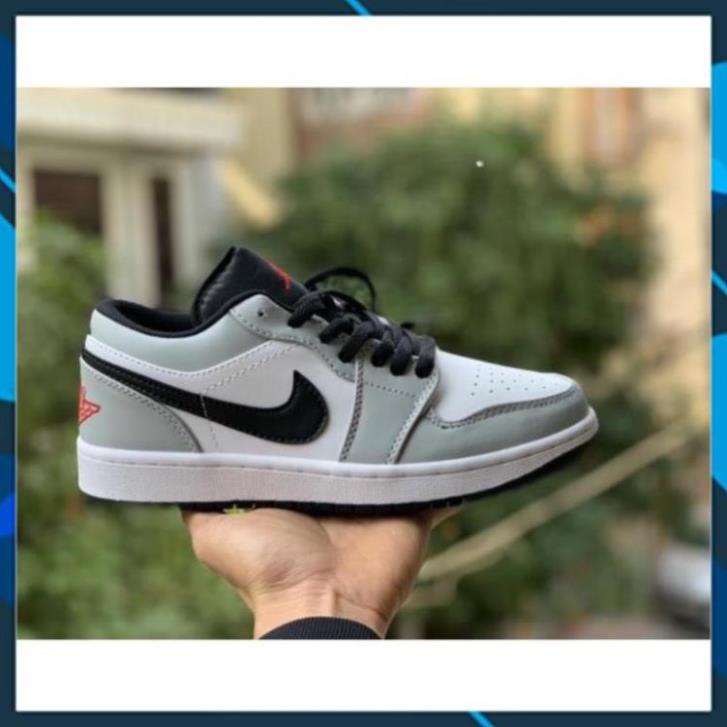 (FREESHIP + ẢNH THẬT ) Jordan cổ thấp Low xám trắng hàng chuẩn jd1 cổ thấp low smoke grey hot trend 2021