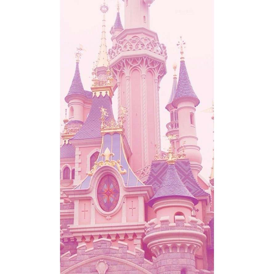 Wall Collage  keo sẵng lột dán tường trang trí decor phòng ngủ - theme Hồng nhạt