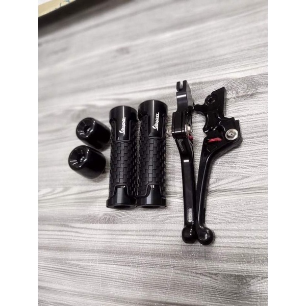 Tay phanh nhôm CNC Vespa xịn sò êm tay bóp nhẹ