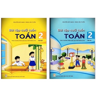 Sách Bộ 2 tập: bài tập cuối tuần toán 2 - Giáo Dục
