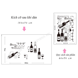 DECAL DÁN TƯỜNG CHÙM ĐÈN FLOW LIGHT VÀ BẾP