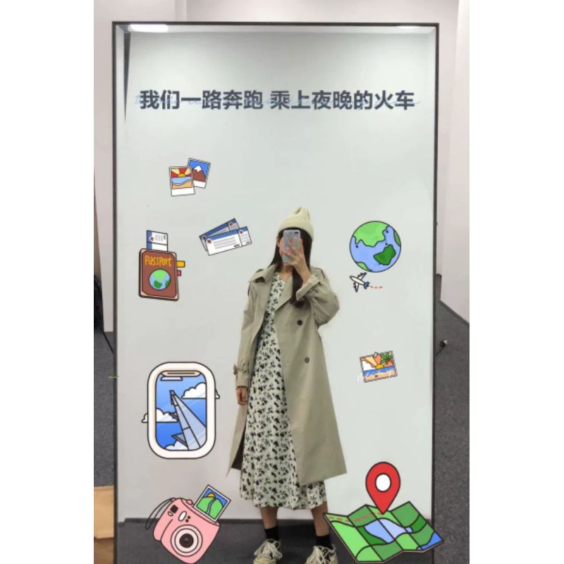 Áo trench coat dáng dài