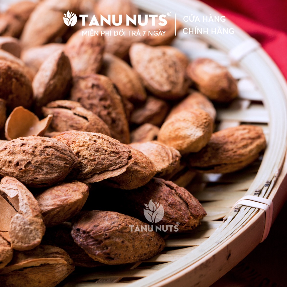 [Mã BMBAU50 giảm 7% đơn 99K] Hạnh nhân Mỹ rang bơ TANU NUTS thơm ngon giàu dinh dưỡng 500g