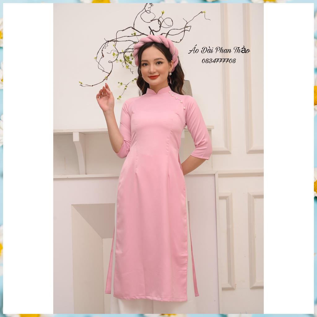 Áo dài tây thi hàng thiết kế big size diện tết