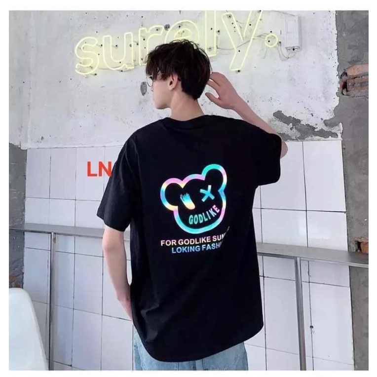 Áo phông gấu GODLIKE phản quang 7m DA6