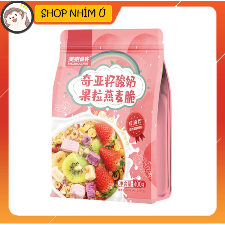 Gói ngũ cốc sữa chua dâu (Gói 400gr)