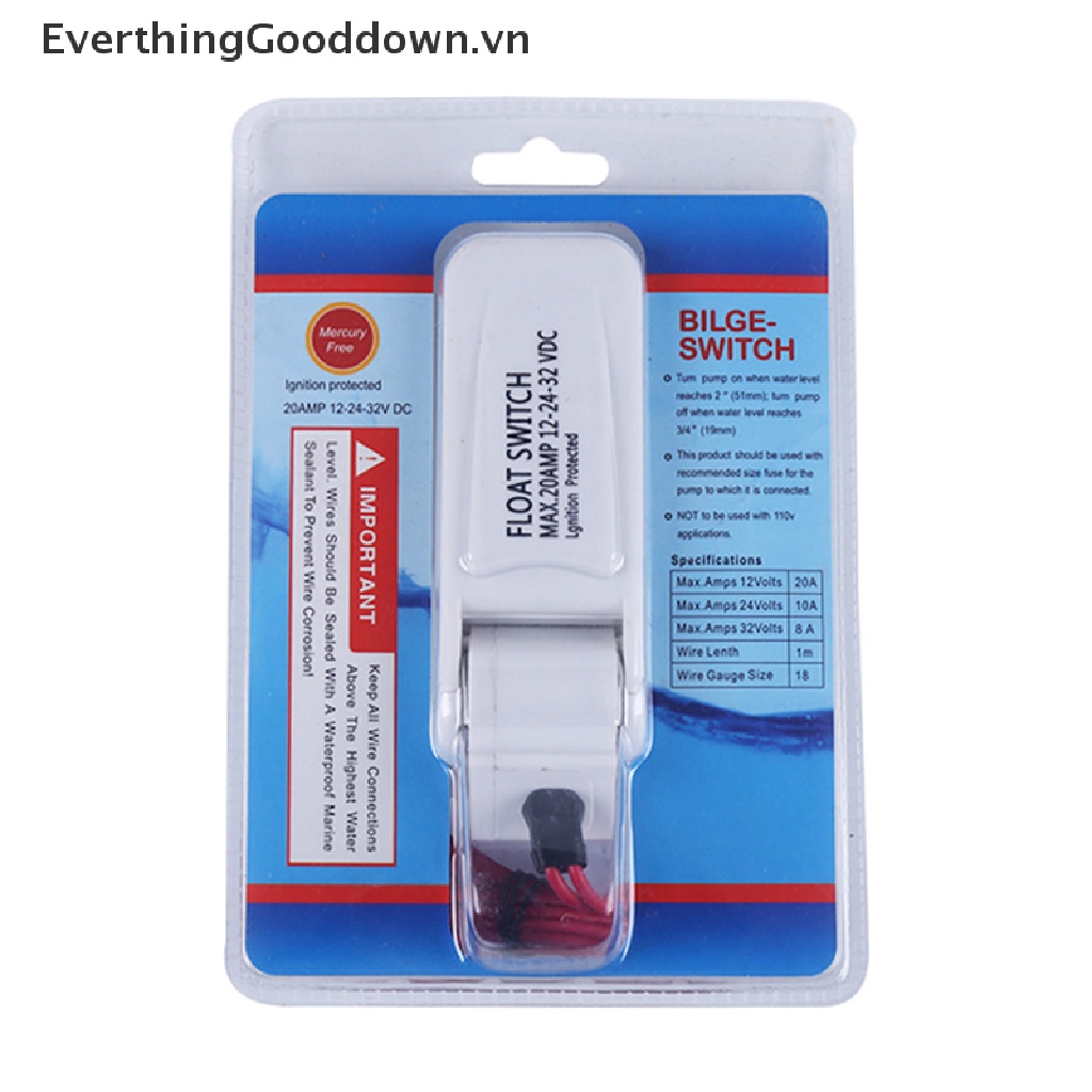Công Tắc Bơm Chìm Tự Động 12V 1100GPH U7W6 Cho Tàu Thuyền