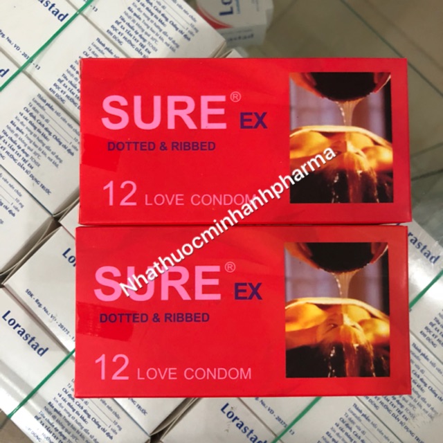 Bao cao su sure ex ( hộp 12 chiếc )