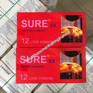Bao cao su sure ex ( hộp 12 chiếc )