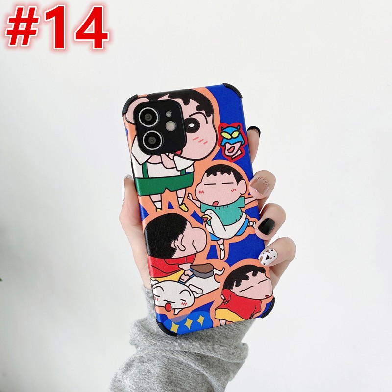 iPhone 12 Mini Se 2020 11 Pro Max X Xr Xs Max 6 6s 7 8 Plus Funny Cartoon Crayon Shin-chan MDX14