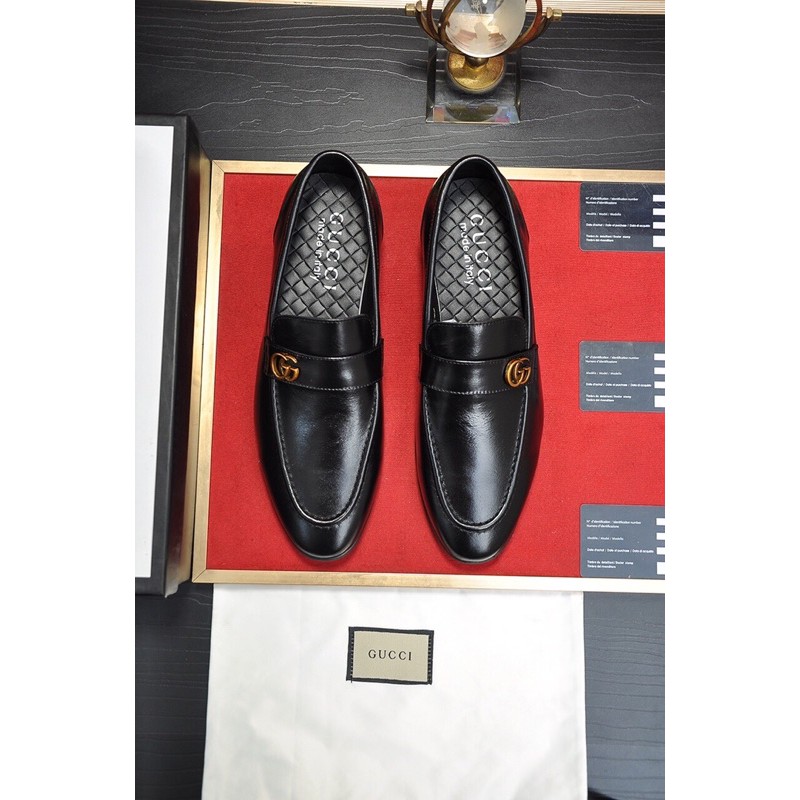 Giày tây của nam dáng lười Gucci GG da thật cao cấp thiết kế sang trọng