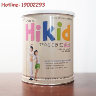 Sữa phát triển chiều cao Hikid 600g vị vani