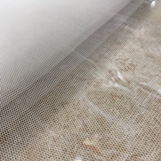 Vải lưới gồng trắng cứng lót phồng khổ 1.7m