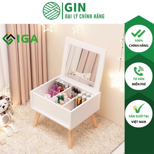 Bàn Trang Điểm Mini Đa Năng có thể làm tủ đầu giường IGA - GP152