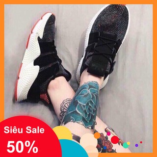 Ảnh thật + sẵn kho Giầy thể thao sneaker prophere đen cam nam nữ
