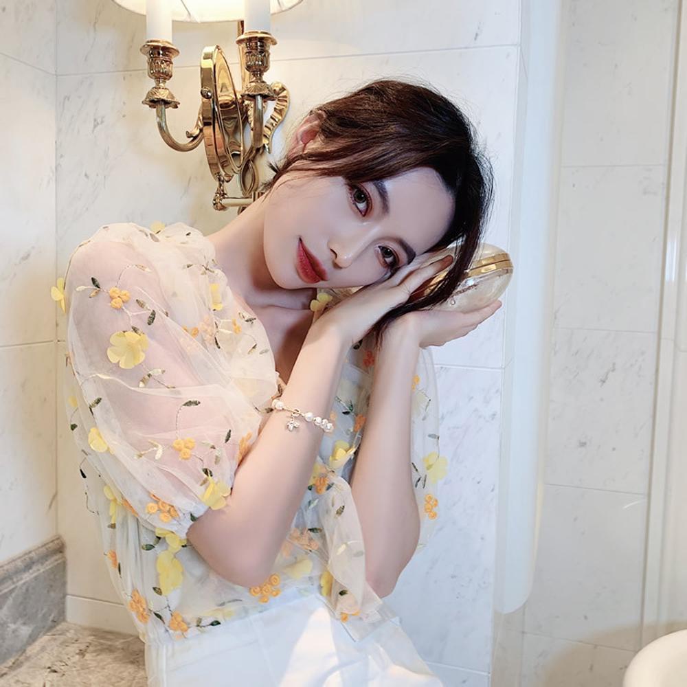 Vòng Đeo Tay Kiểu Dáng Đơn Giản Hợp Thời Trang|Mặt Dây Chuyền Thiết Kế Xinh Xắn Cho Bé Gái