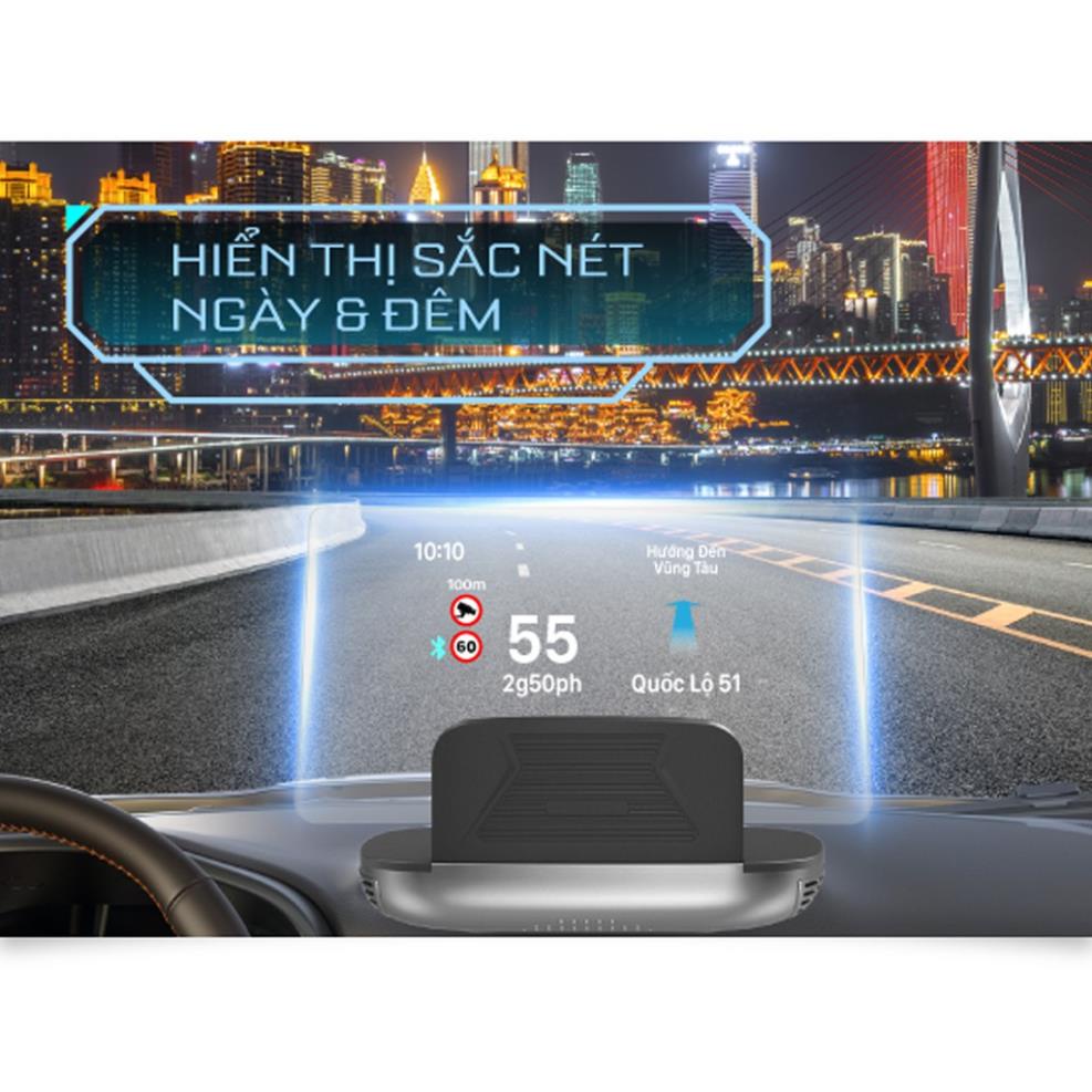 VIETMAP Hud H1ASe H1ASi - Hud Dẫn Đường CẢNH BÁO Camera - Giao Thông- Tốc độ- Cảm Biến Áp Suất Lốp- Hàng Chính Hãng